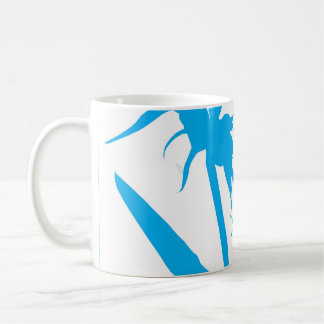 Mug CYAN - Tazon con Flor del paraíso en calipso