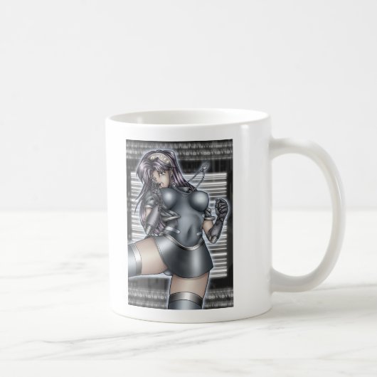 Mug Cyber Anime Girl (Droite)