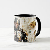 Mug Cyber Art : Illustration Android (Devant droit)