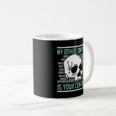 Mug Cyber Hacker Computer Security Expert Cybersecurit (Devant droit)