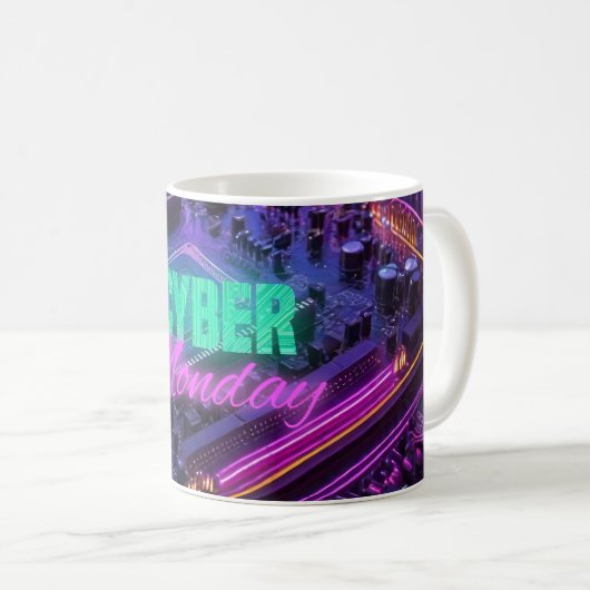 Mug Cyber lundi (Devant droit)