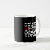 Mug Cyber-pirate De Sécurité Et Cyber-Professionnel De (Devant droit)