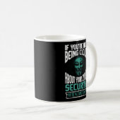 Mug Cyber-pirate De Sécurité Et Cyber-Professionnel De (Devant droit)