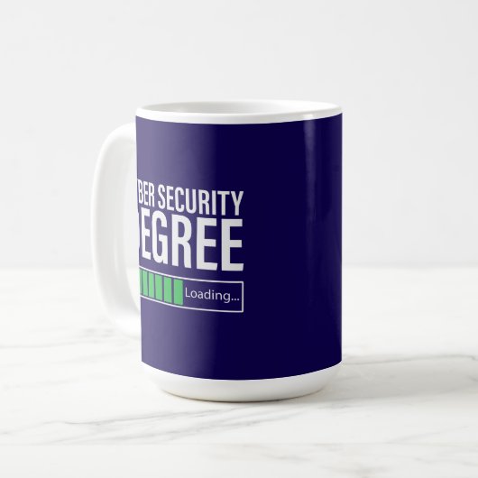 Mug Cyber Security Degree Loading, specialist  (Devant gauche)