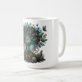 Mug Cybernetic Tree of Life Cosmic Steampunk (Devant droit)