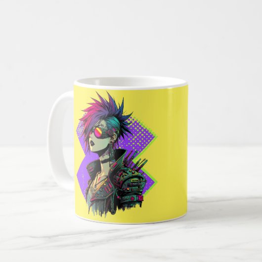 Mug Cyberpunk (Devant gauche)