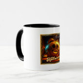 MUG CYBERPUNK HALLOWEEN CITROUILLE (Devant gauche)