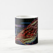 Mug Cyberpunk Sparrow dans Neon Cityscape (Centre)