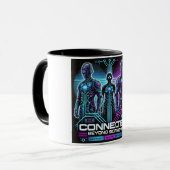 Mug Cyberpunk Tech Friends Digital Bond (Devant gauche)