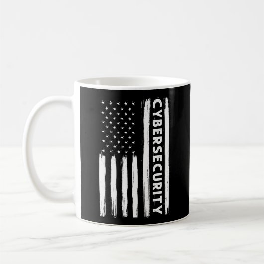 Mug Cybersécurité American Flag Cybersécurité Special (Gauche)