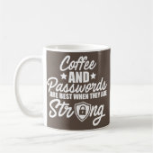 Mug Cybersécurité Informatique Analyste Café Certifié  (Gauche)