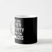 Mug Cybersécurité IT Analyst US Art Certified Tech (Devant gauche)