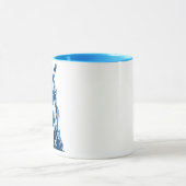 Mug Cyborg Alien Warrior - Futuristic Sci-Fi Monster (Centre)