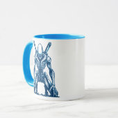 Mug Cyborg Alien Warrior - Futuristic Sci-Fi Monster (Devant gauche)