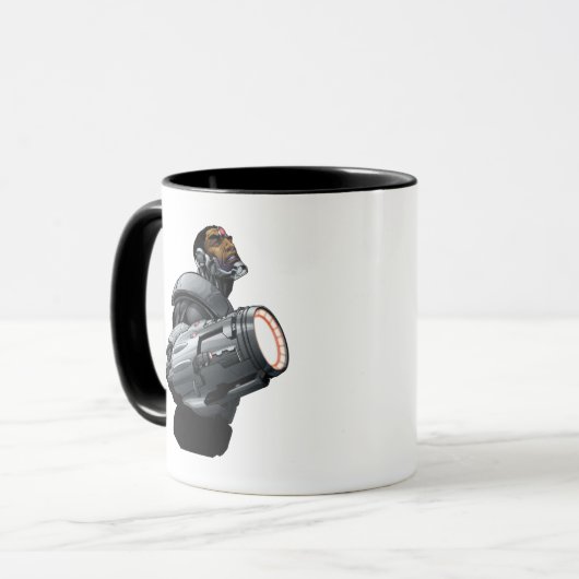 Mug Cyborg & Bust d'arme (Devant gauche)