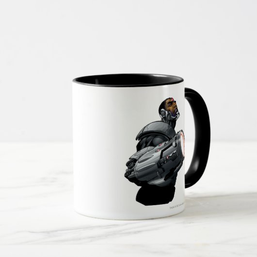 Mug Cyborg & Bust d'arme (Devant droit)