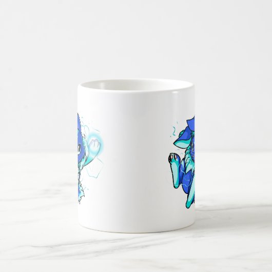 Mug Cybunny jaune avec des étoiles (Centre)