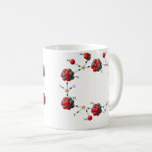 Mug Cycle de l'oxygène d'azote (CNO) de carbone (Devant droit)