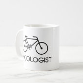 Mug Cycle de recyclage de Cycologist (Devant gauche)