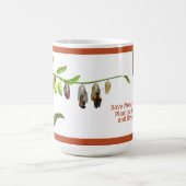 Mug Cycle de vie des papillons monarques (Centre)