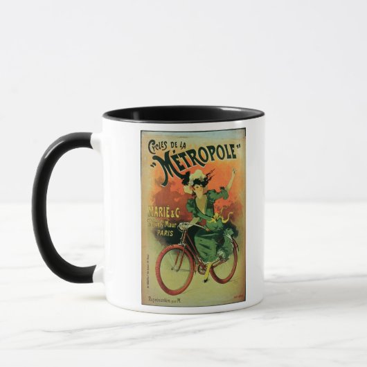 Mug "Cycles de La Metropole", Marie et Cie. (lithium (Gauche)