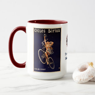 Mug Cycles Gladiator Retro Vintage Cycling Nom de l'aj