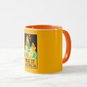 Mug Cyclisme Australie (Devant droit)