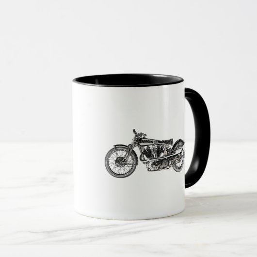Mug Cyclisme Brough Superior 1929 (Devant droit)