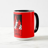 Mug Cyclisme Canada (Devant droit)