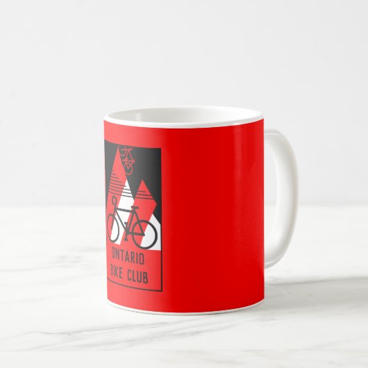 Mug Cyclisme Canada (Devant droit)