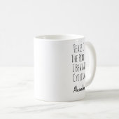 Mug Cyclisme drôle (Devant droit)