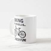 Mug Cyclisme Vélo Cyclisme Cycliste Cyclisme (Devant gauche)