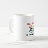 Mug Cyclisme Vintage rustique (Devant gauche)