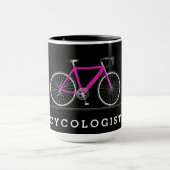 Mug Cyclisme with pink bicycle (Centre)
