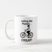 Mug Cyclist Cycling Bicycle Rider (Gauche)