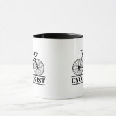 Mug Cycliste - Citation drôle de cyclisme (Centre)