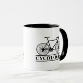 Mug Cycliste - Citation drôle de cyclisme (Devant droit)