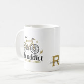 Mug Cycliste Cycliste Personnalisé Vélo (Devant gauche)