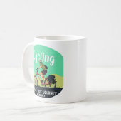 Mug Cycliste d'aventure "Joy Journey" (Devant gauche)