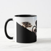 Mug Cycliste de VTT. Lions Head, Le Cap (Gauche)
