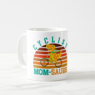 MUG CYCLISTE MOM-SAURES - FÊTE DES MÈRES T-REX DINO MA