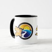 Mug cycliste montée et roulée (Devant gauche)