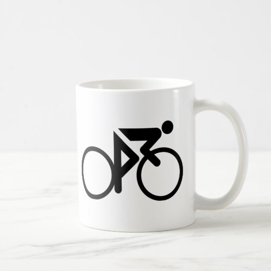 Mug cycliste noir (Droite)