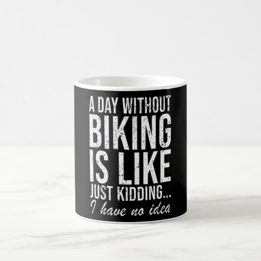 Mug Cycliste Vélo Dire Un Cadeau (Centre)