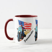 Mug Cyclistes d'infirmier (Gauche)
