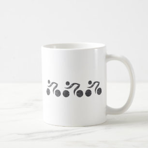Mug Cyclistes en gris