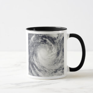 Mug Cyclone Rene au-dessus de l'océan de South Pacifi