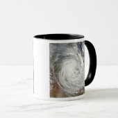 Mug Cyclone tropical Yasi sur l'Australie 2 (Devant droit)