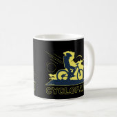 Mug CYCLOPATH drôle VTT idée cadeau (Devant droit)
