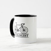 Mug Cycologiste drôle dire vélo (Devant gauche)